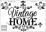 Schablone-Stencil A4 213-1507 Vintage Home